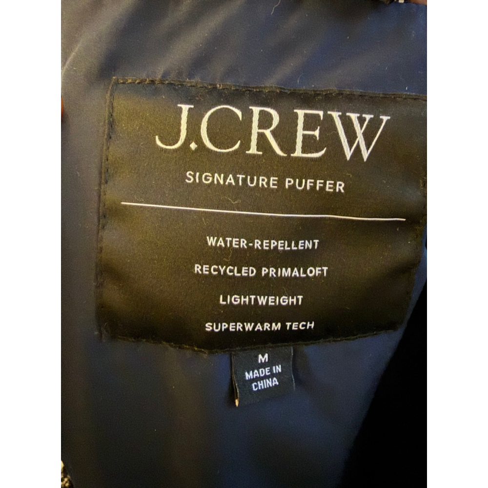 J.Crew Signature Quilted Puffer Vest Women’s Medium Brown PrimaLoft‎ Size Medium - Picture 6 of 8